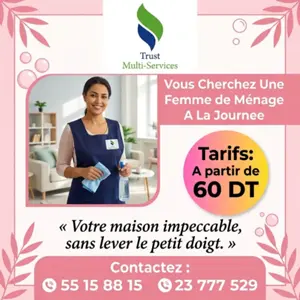 femme de ménage à kef