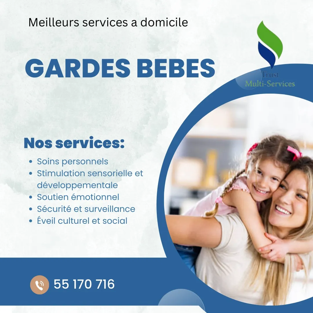 société TMS propose des Gardes Bebes A EL MANAR