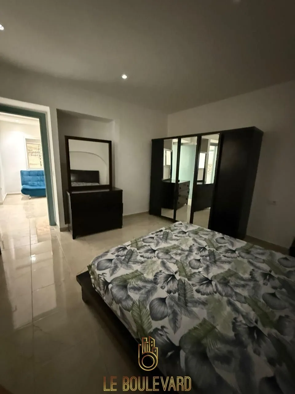 A Louer Rez-de-chaussée S+2 Haut Standing semi meublé à Mahfar, Nabeul 