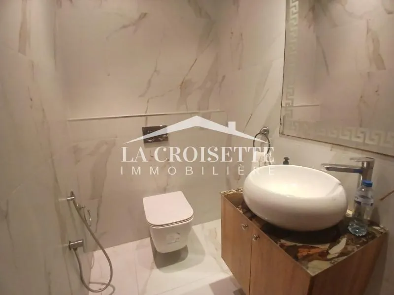 Rez-de-chaussée de villa meublé S+3 à la Marsa MVL1243