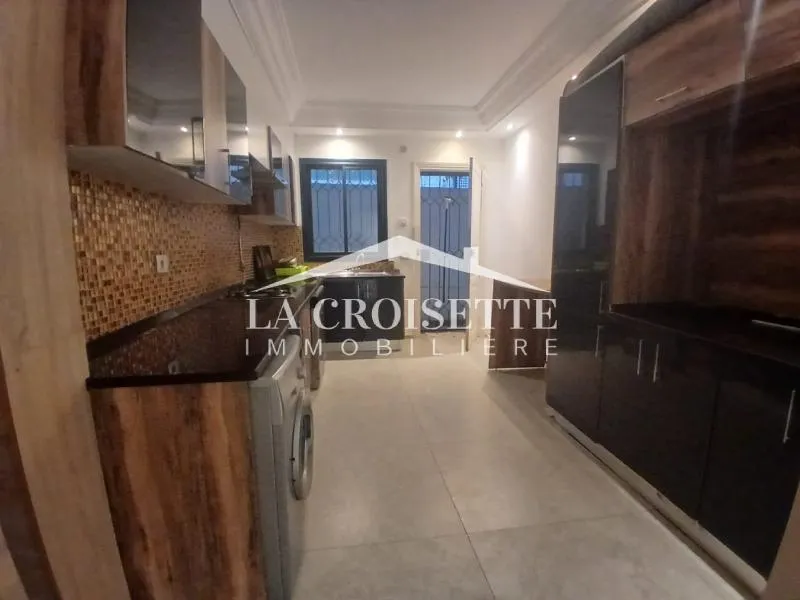 Rez-de-chaussée de villa meublé S+3 à la Marsa MVL1243