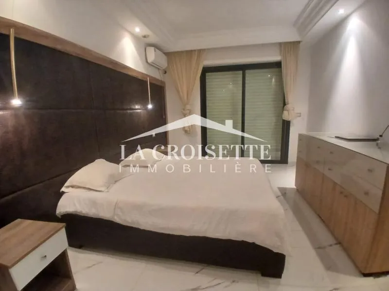 Rez-de-chaussée de villa meublé S+3 à la Marsa MVL1243