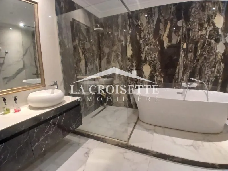 Rez-de-chaussée de villa meublé S+3 à la Marsa MVL1243