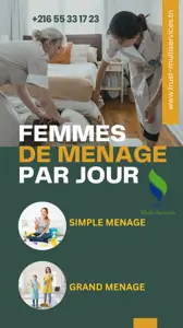 femme de menage par jour et par mois