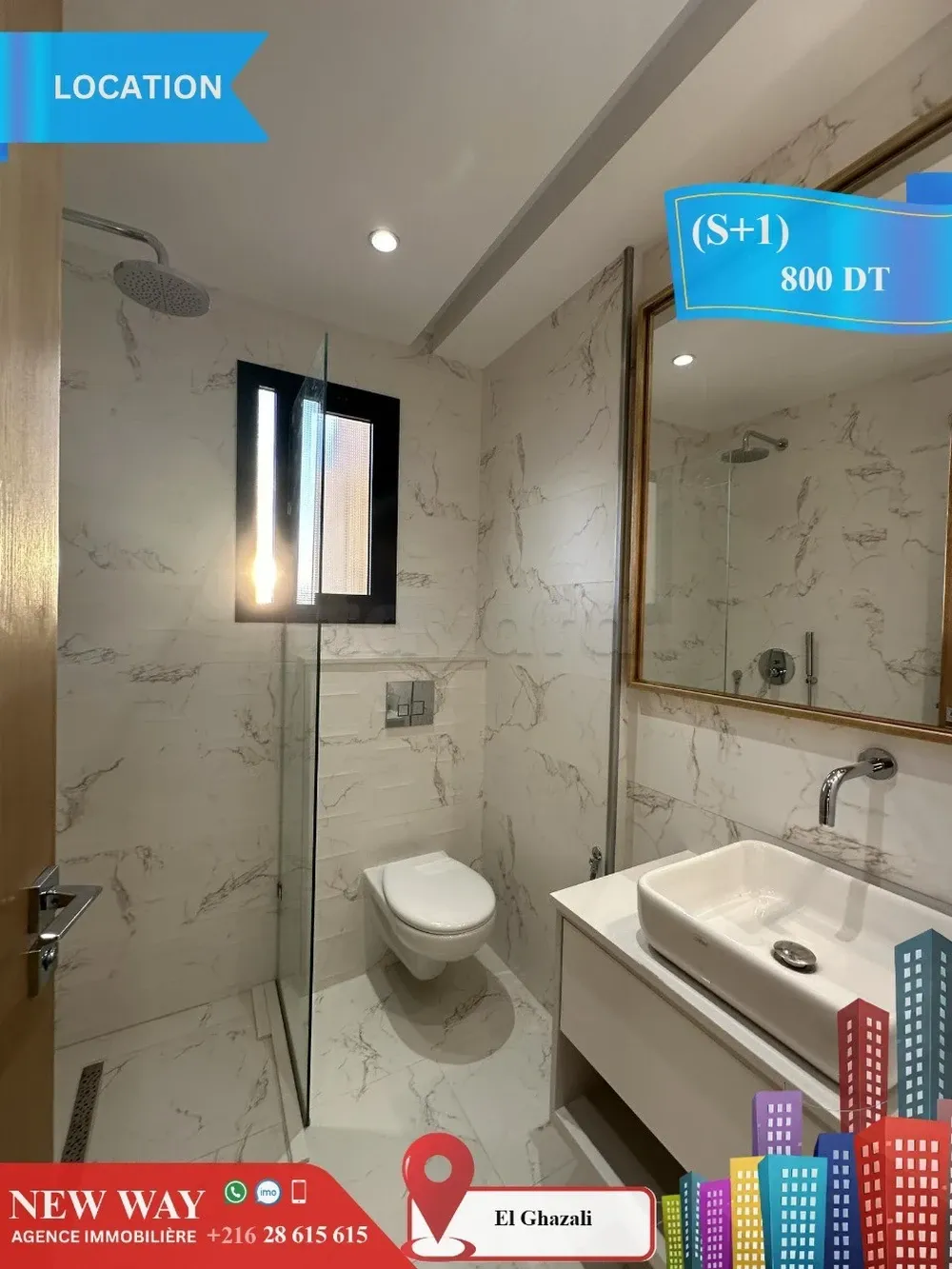 (S+1) Jamais Habité à Bouhsina El Ghazali