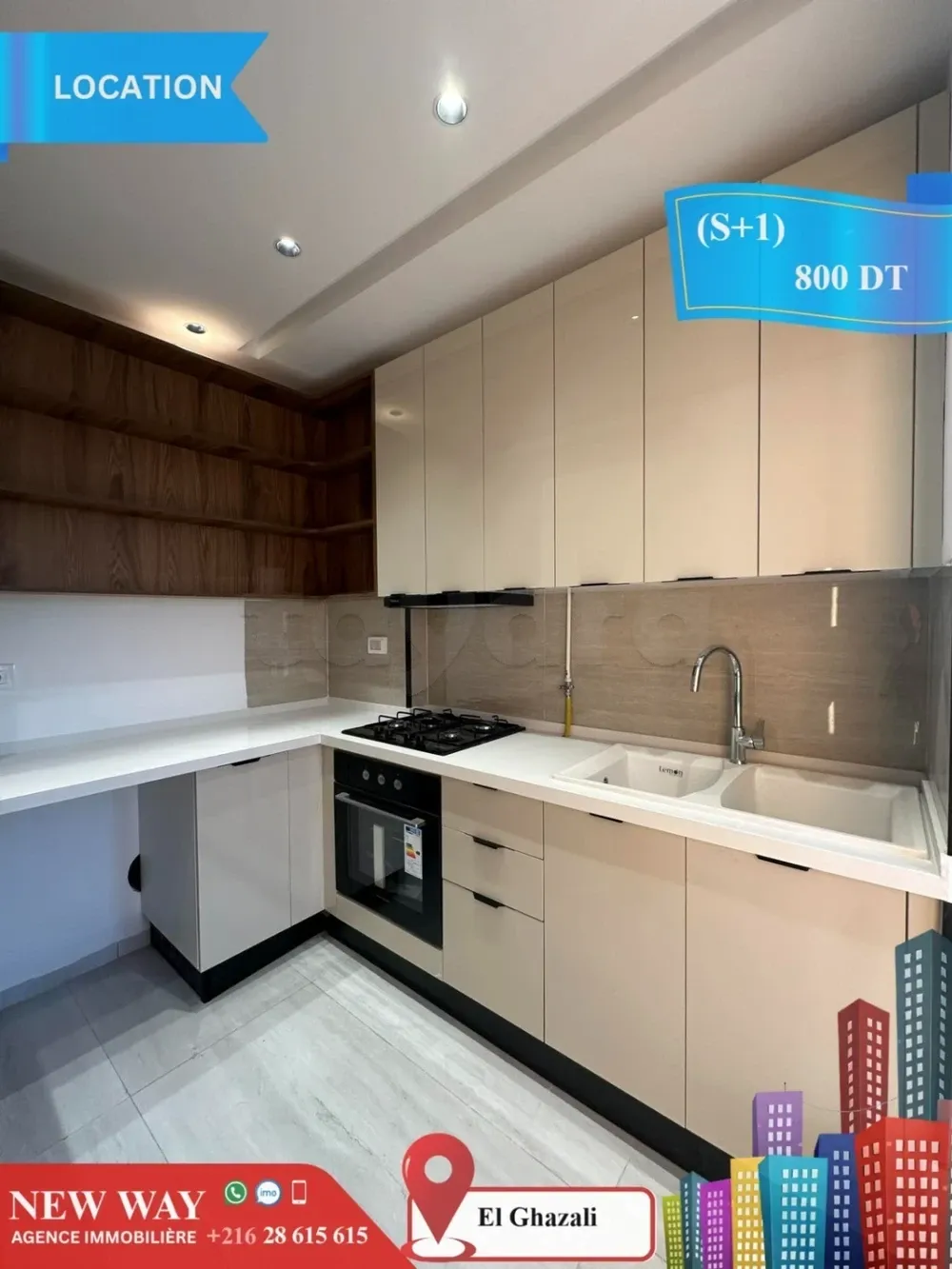 (S+1) Jamais Habité à Bouhsina El Ghazali