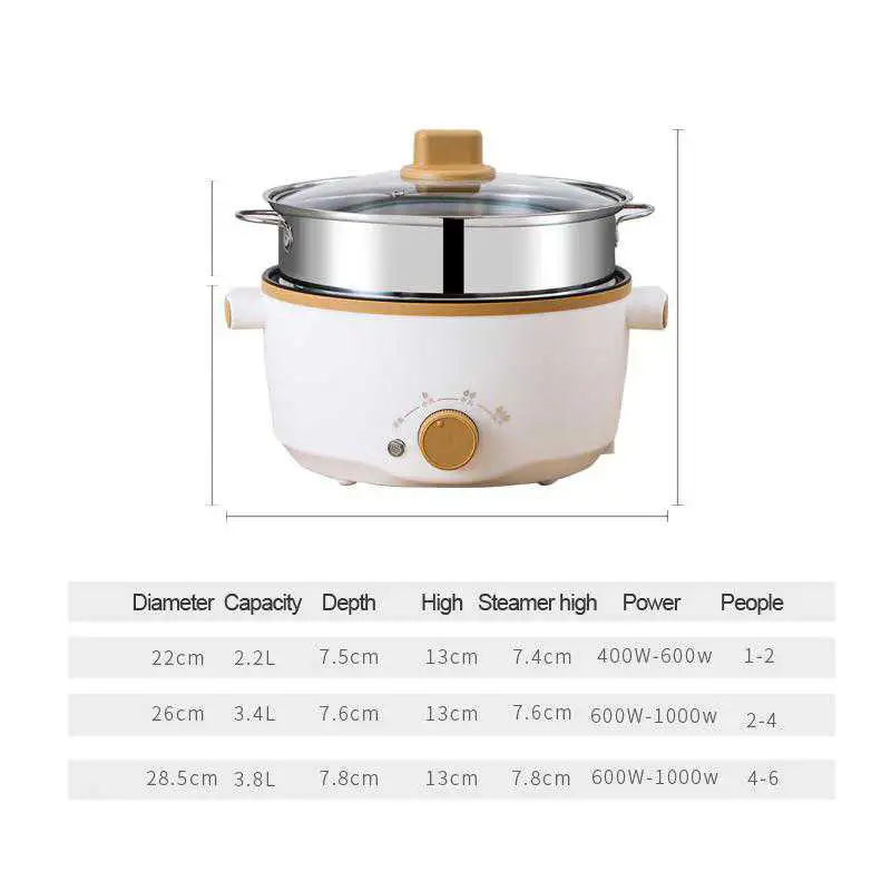 Marmite Électrique Multifonction 3L