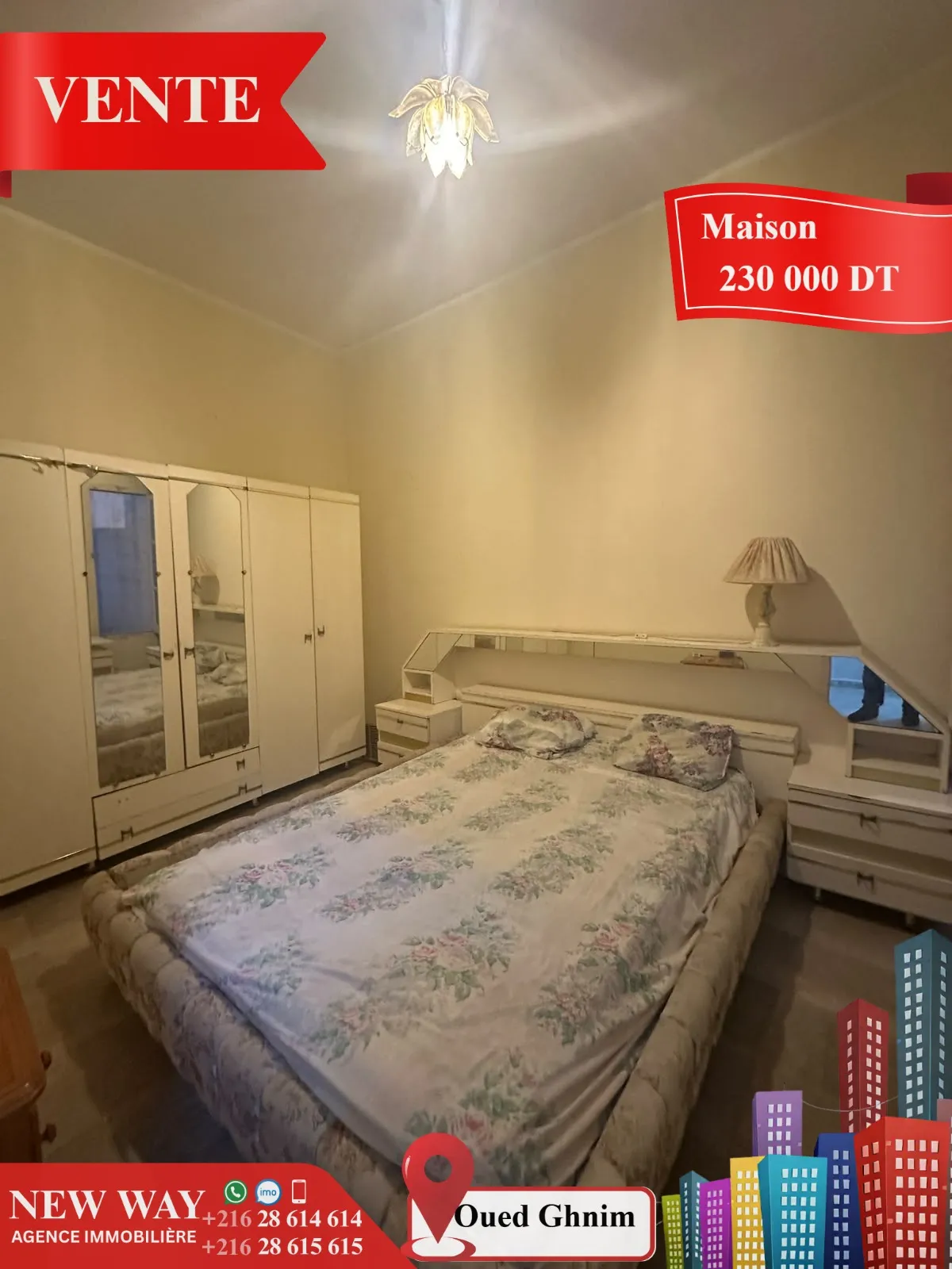 Maison à Jawhara (Oued Ghnim) 
