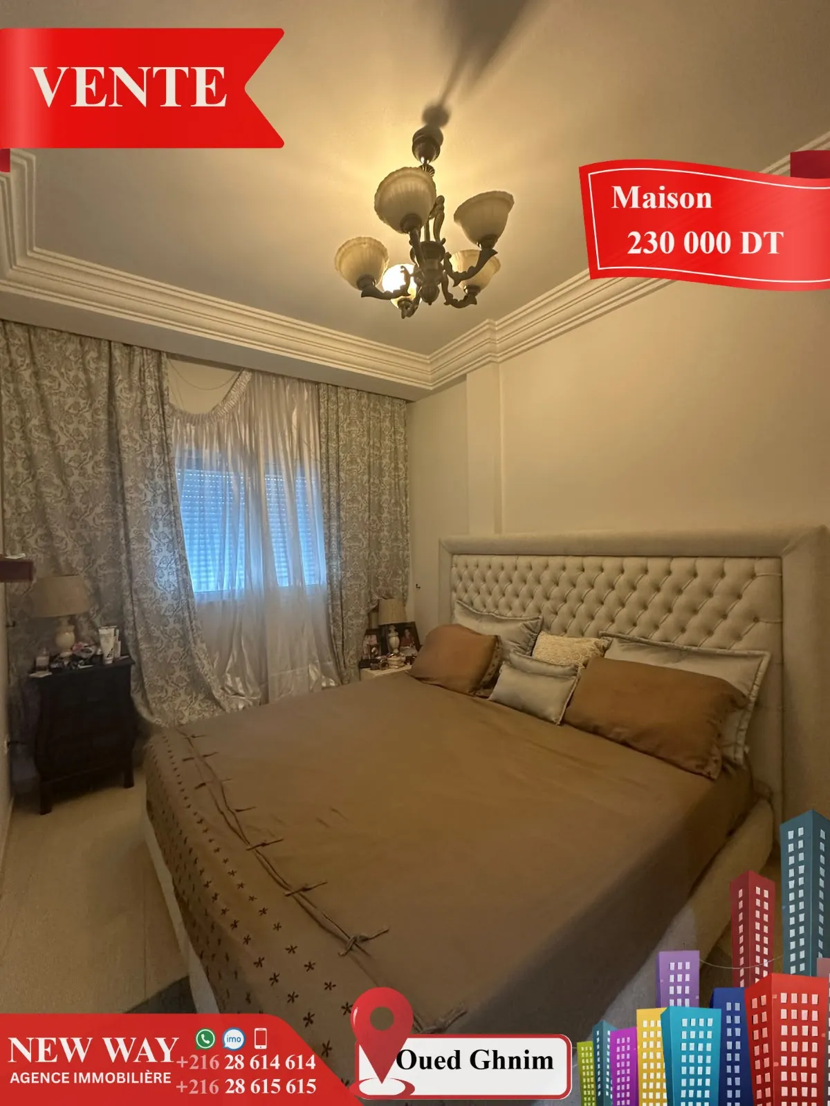 Maison à Jawhara (Oued Ghnim) 