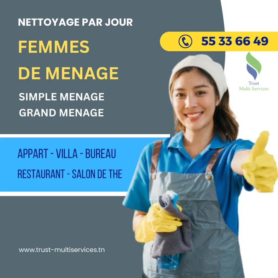 FEMME DE MENAGE PAR JOUR A 