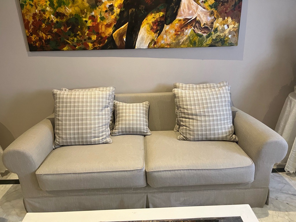 Salon en excellent état avec une table basse