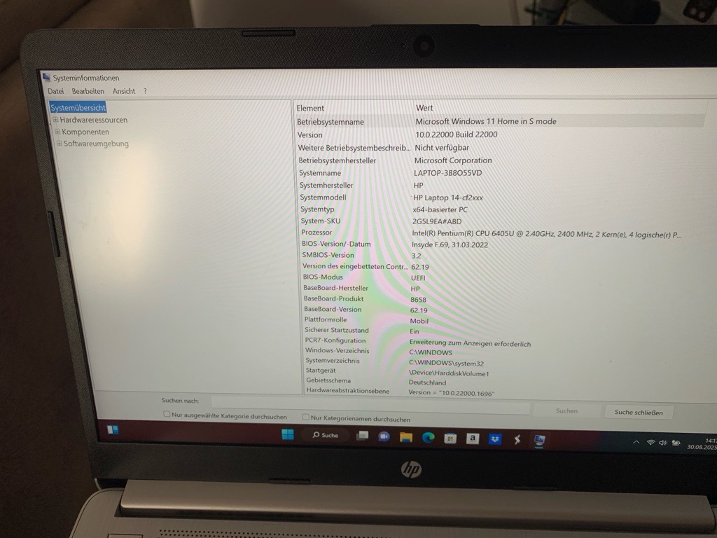 HP Laptop / Note Book 13“ presque neuf