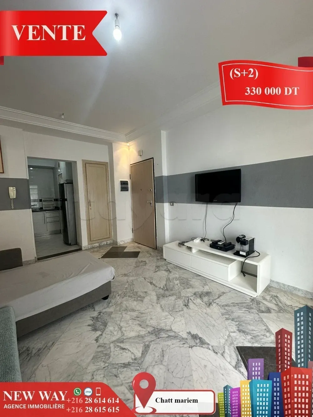 (S+2) à Chatt Mariem, Pied dans l'eau