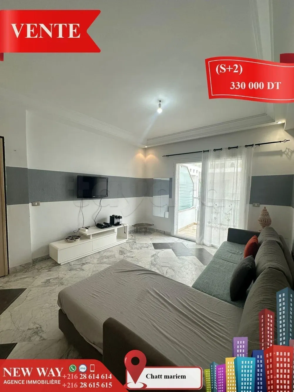 (S+2) à Chatt Mariem, Pied dans l'eau