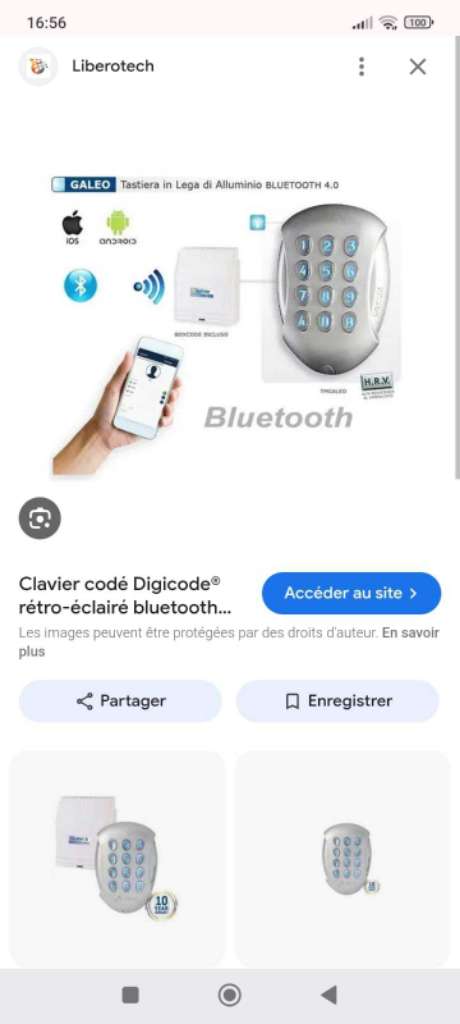 Digi code CDVI bluetooth