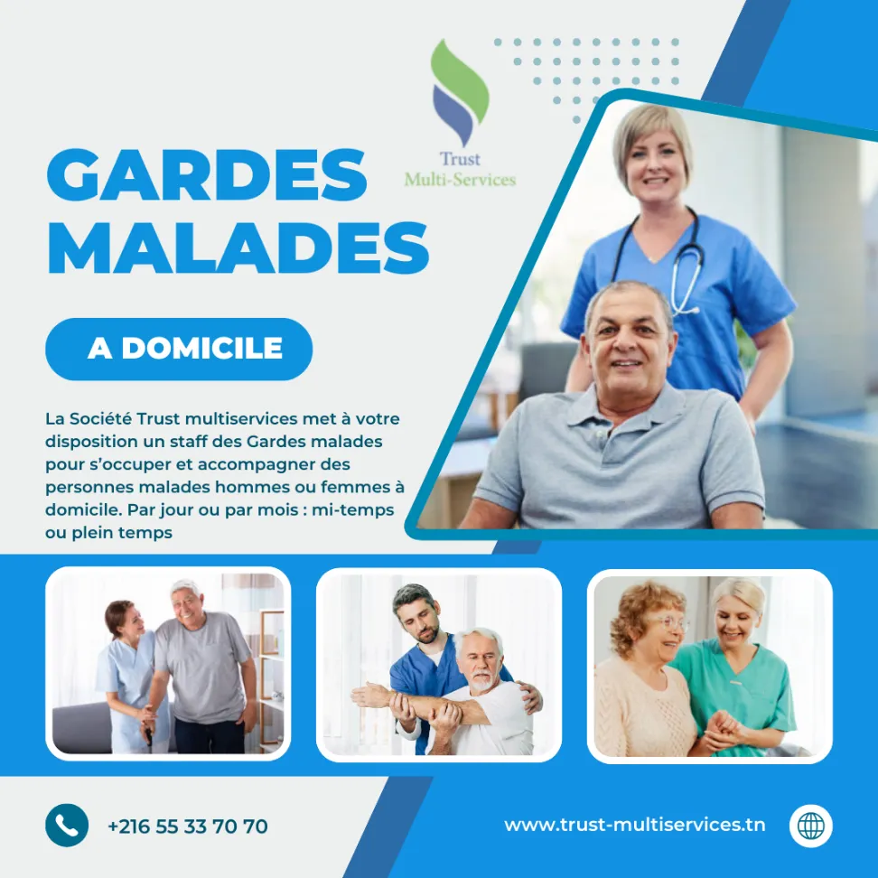 GARDE MALADE A DOMICILE A MONASTIR