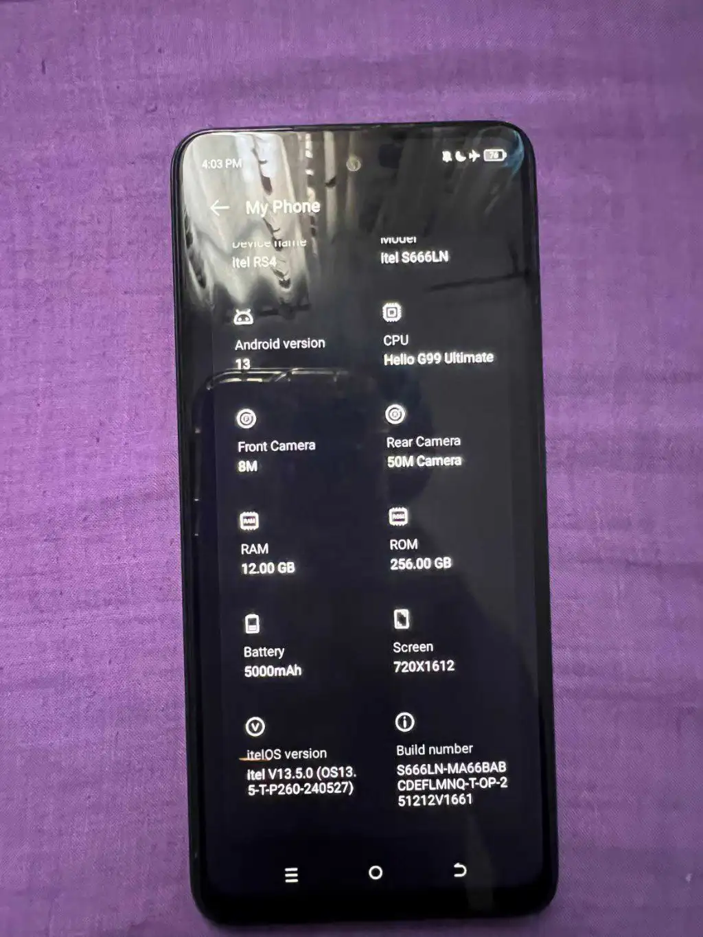 Itel rs4