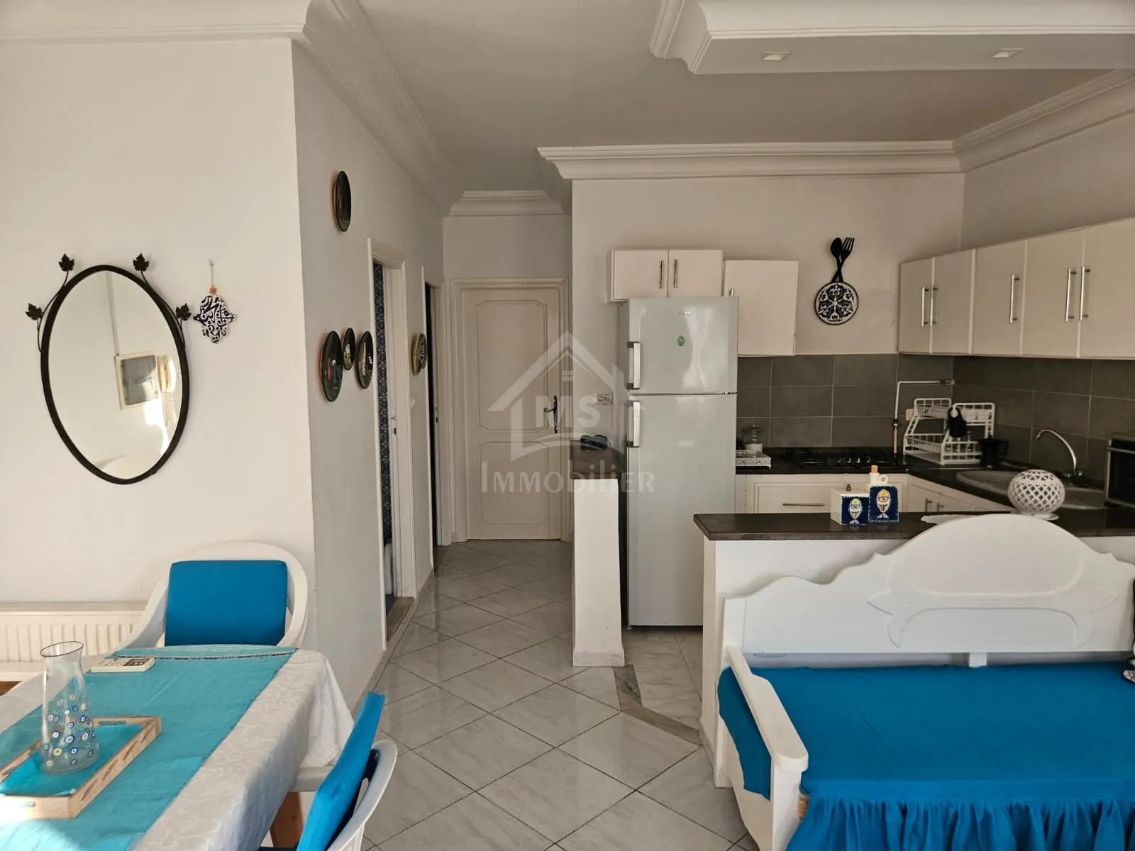 Location estivale: Appartement S+2 meublé à louer à Hammamet Nord 51355351