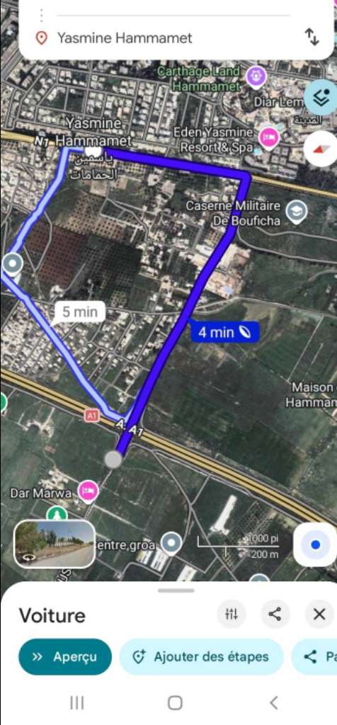 قطعة أرض 750م² بـ "بساتين الحمامات" - شهادة ملكية فردية 📝🌿

