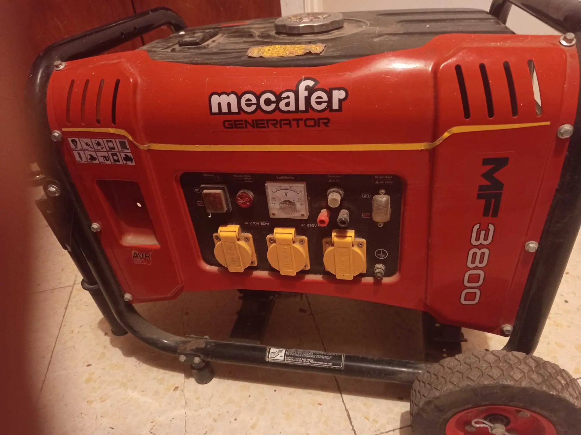 Groupe électrogène professionnel 3800wz