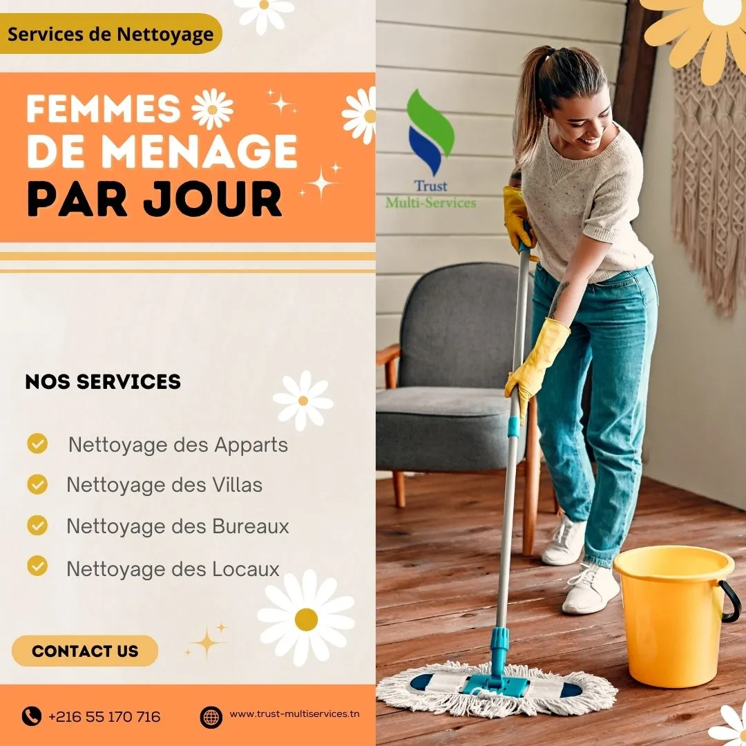 La Meilleure societe de Femmes de Ménage A KSAR SAID 
