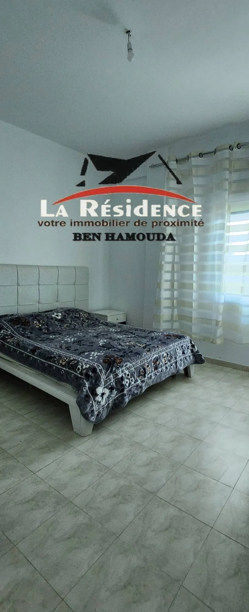 Appartement Meublé Bien équipé dans une Résidence calme et sécurisée à Bizerte.