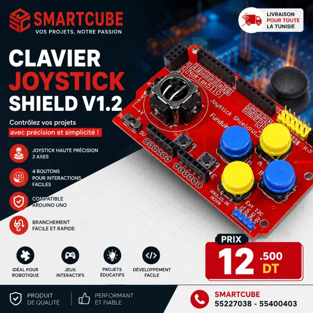 Clavier Joystick Shield V1.2