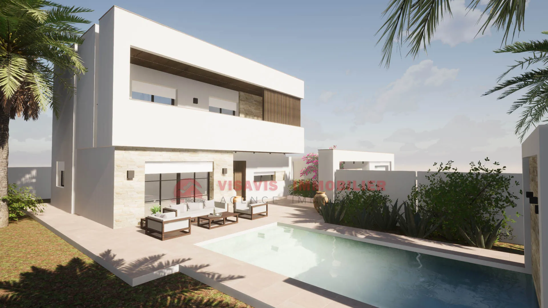 Construction villa en zone Urbaine Djerba ZU