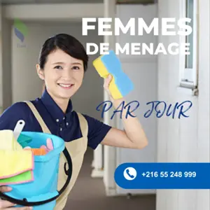 femme de ménage par jour en tunis