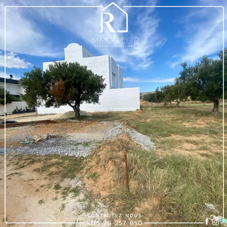 Vente #Terrain au Cœur de la zone Touristique Hammamet NORD