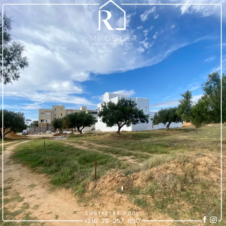 Vente #Terrain au Cœur de la zone Touristique Hammamet NORD