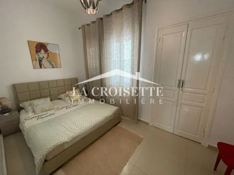 Appartement s2 meublé avec terrasse vue sur mer à La Marsa MAL1212