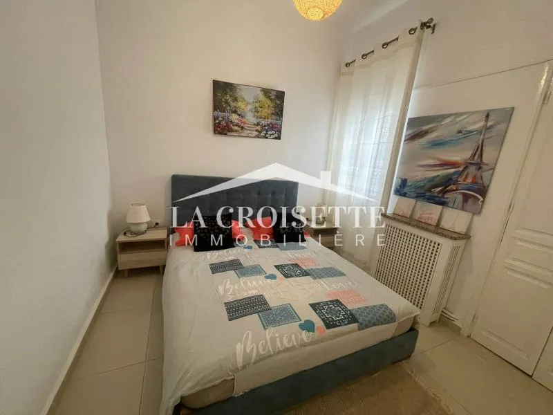 Appartement s2 meublé avec terrasse vue sur mer à La Marsa MAL1212