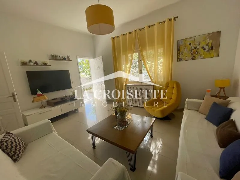 Appartement s2 meublé avec terrasse vue sur mer à La Marsa MAL1212