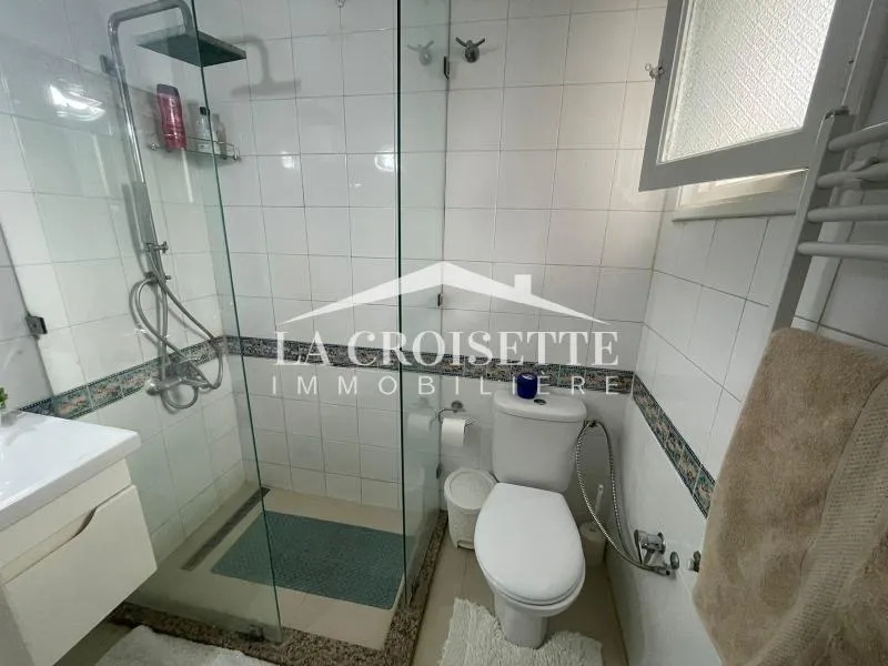 Appartement s2 meublé avec terrasse vue sur mer à La Marsa MAL1212