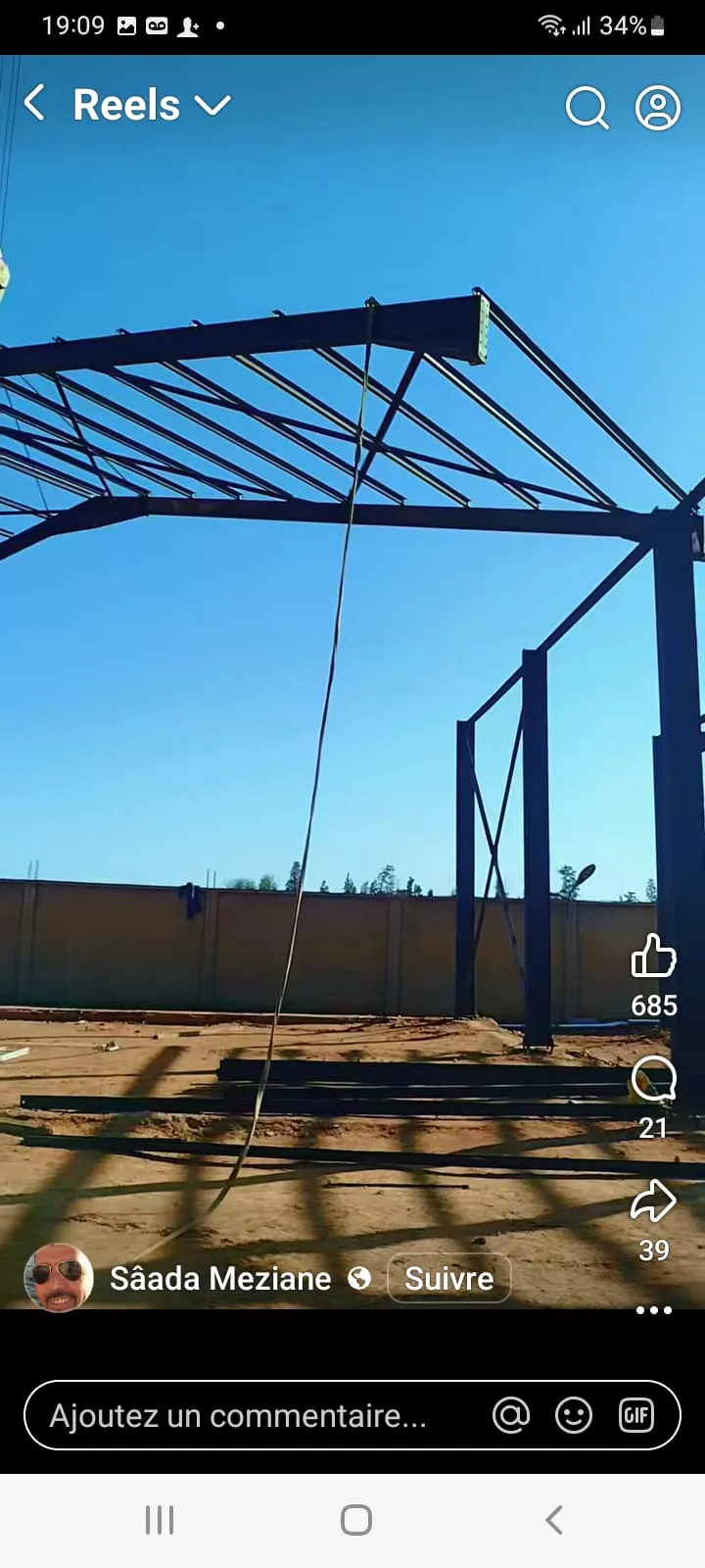 Charpent métallique a vendre