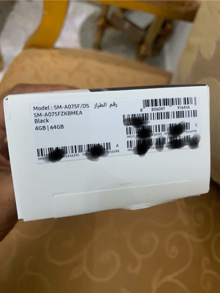 samsung a 07 neuf ram 4g stockage 64g