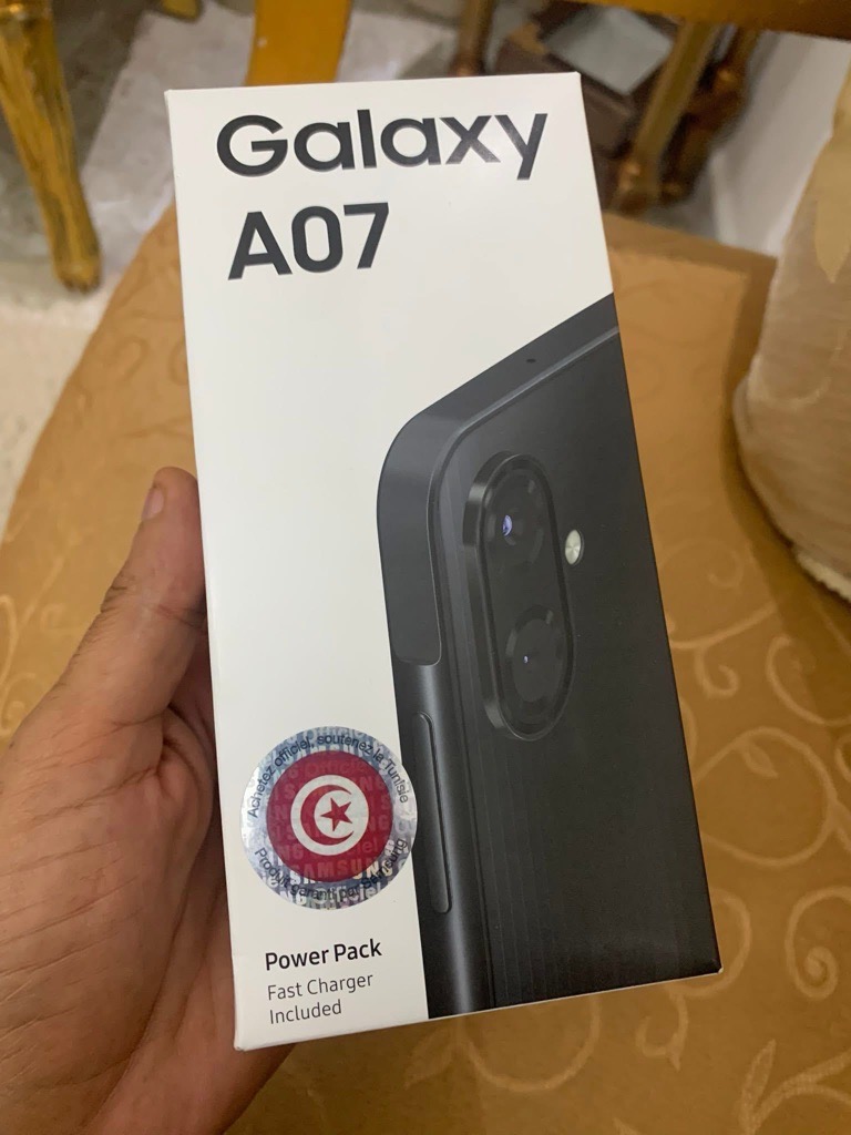 samsung a 07 neuf ram 4g stockage 64g