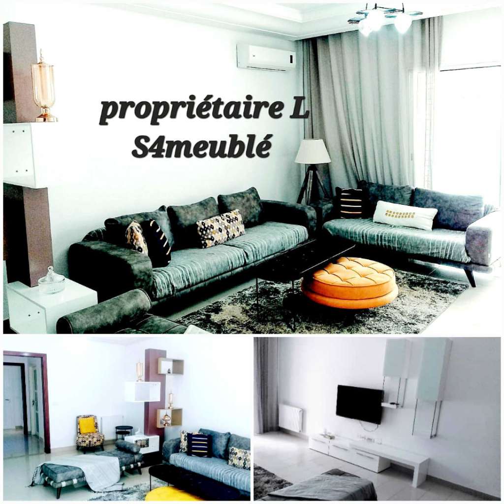 Excellent S4 meublé Neuf proche lac2 