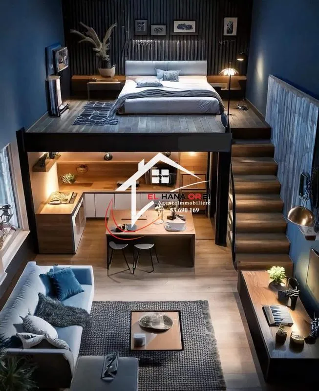 nouveau projet sur plan à vendre appartement s+0 à Mahdia corniche