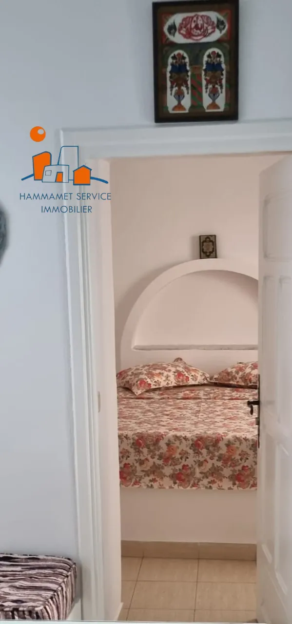 A vendre un #appartement s+1 au RDC au centre ville #Hammamet superficie : 55 m²
