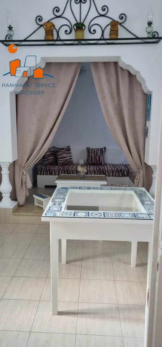 A vendre un #appartement s+1 au RDC au centre ville #Hammamet superficie : 55 m²