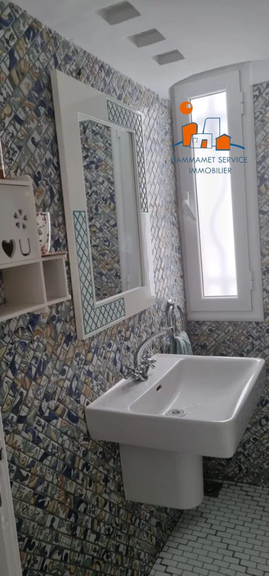 A vendre un #appartement s+1 au RDC au centre ville #Hammamet superficie : 55 m²