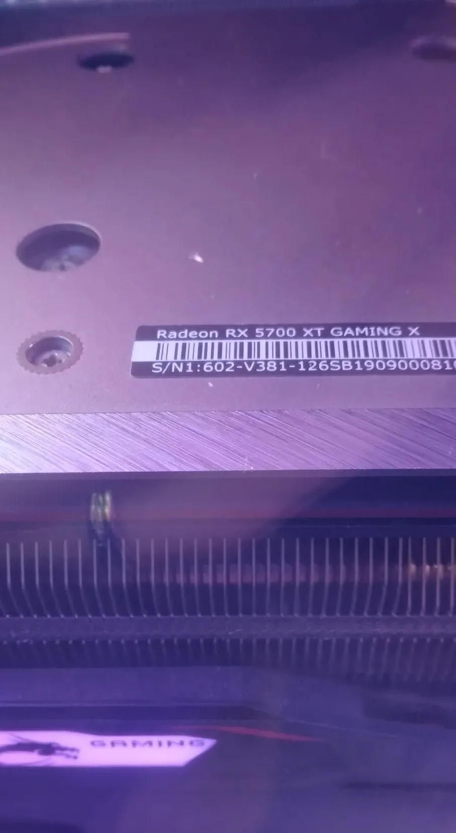 RX 5700 XT MSI GAMING X 8Go GDDR6