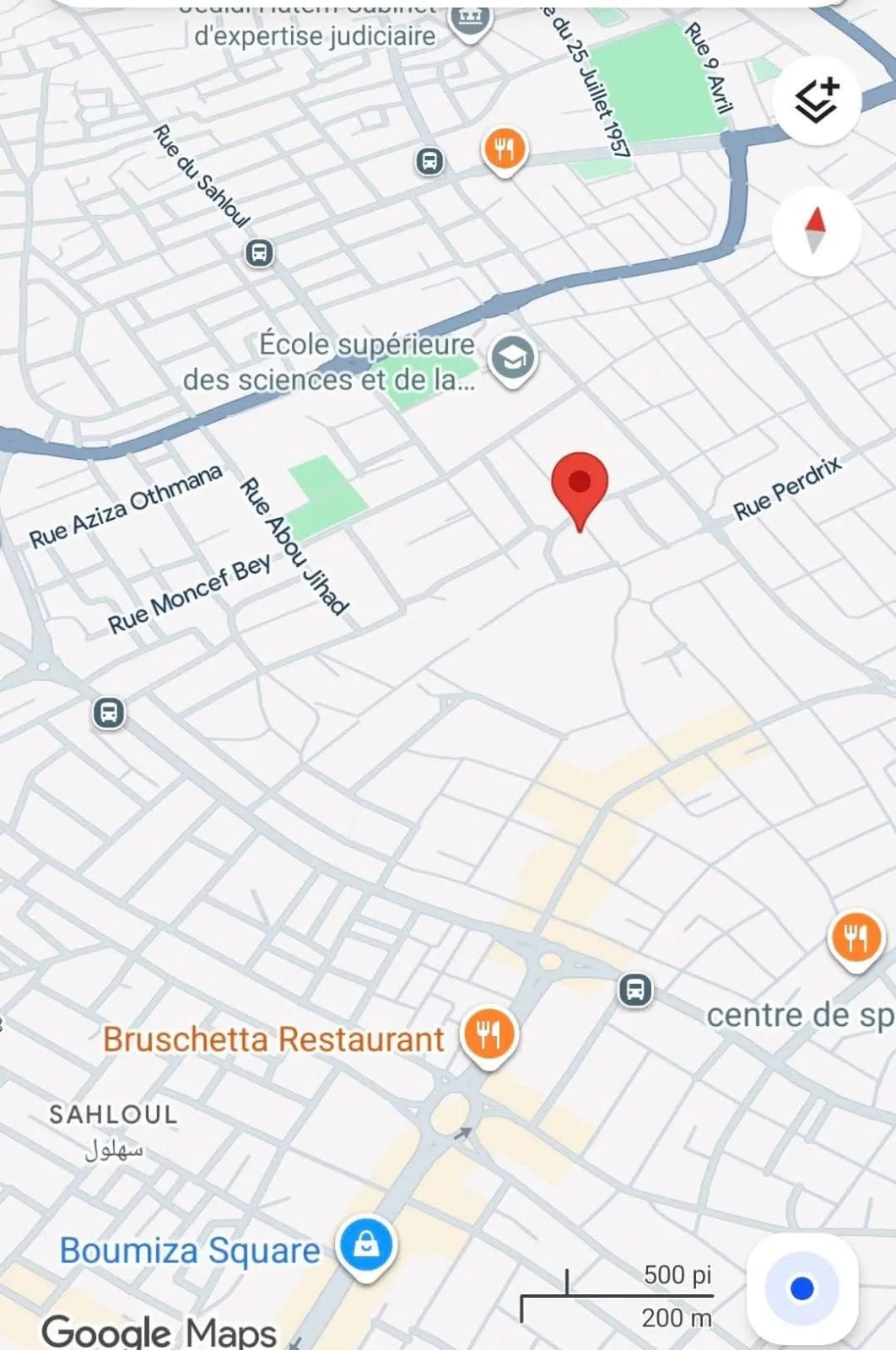 Terrain de 496 m² a Khezama Sousse