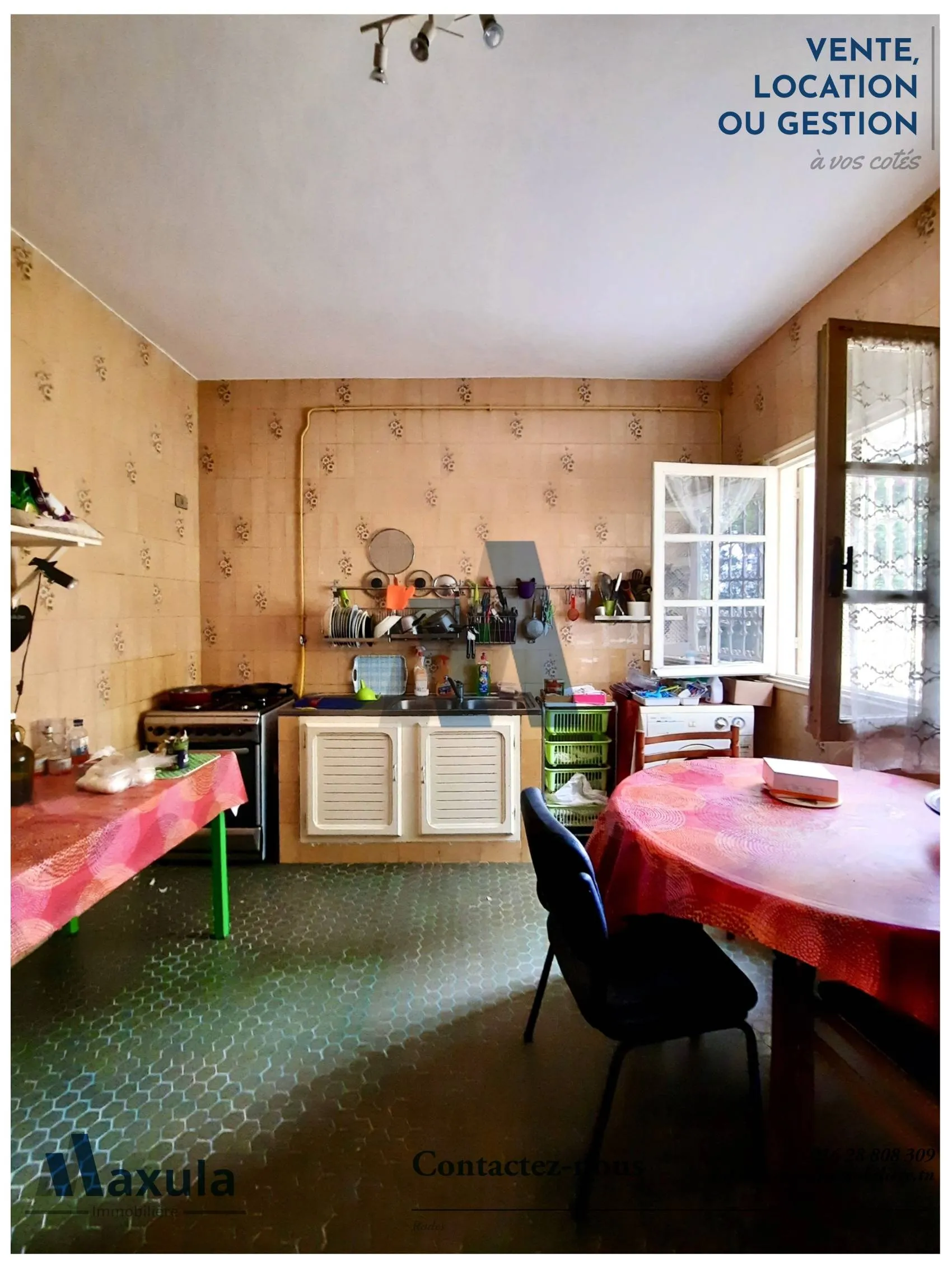 À VENDRE VILLA S+5 DANS LA QUIÉTUDE DE RADES MONGIL