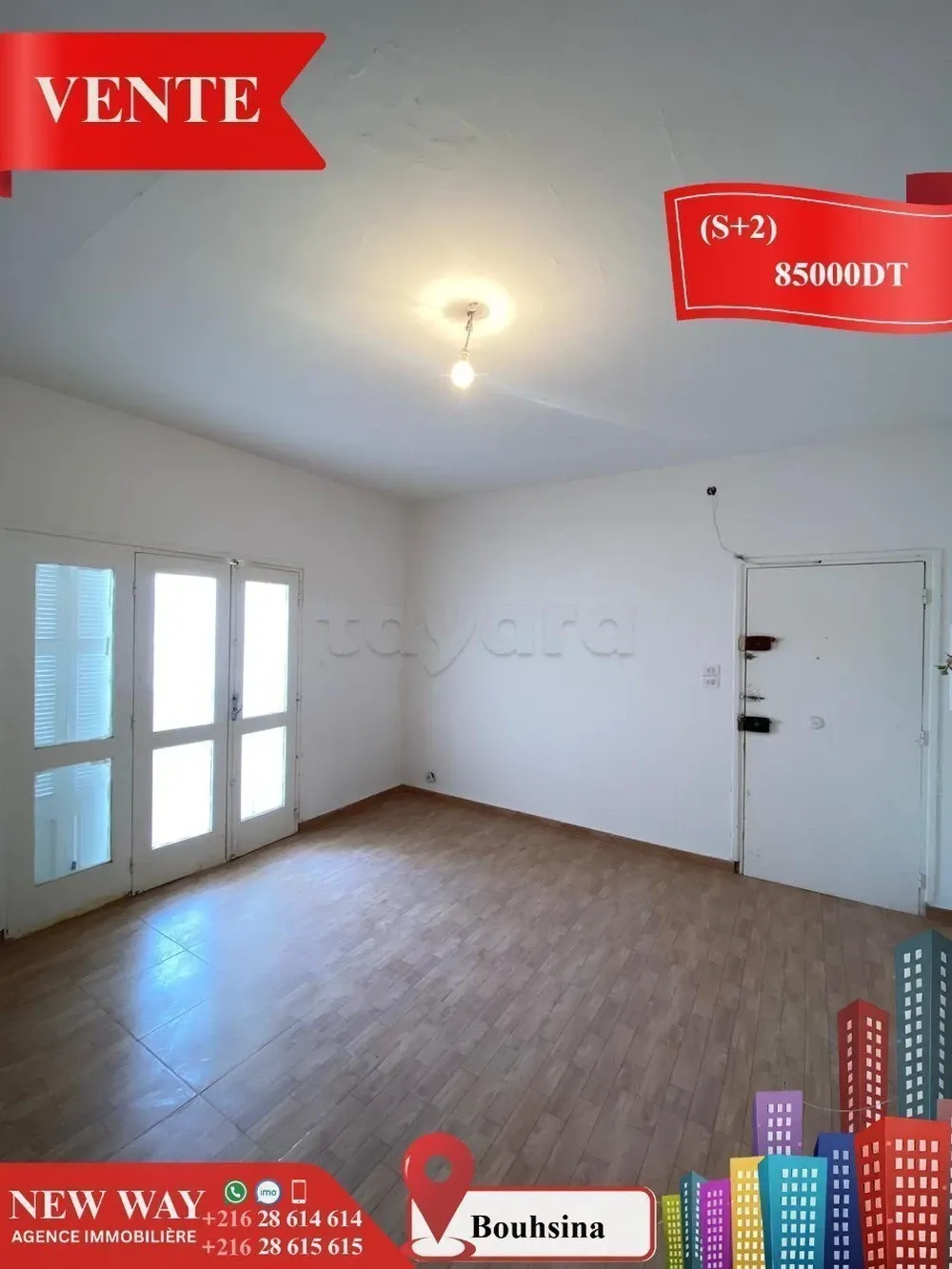 Appartement (S+2) à Bouhsina