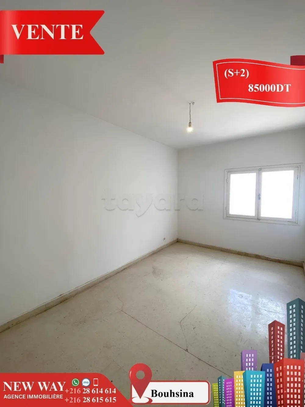 Appartement (S+2) à Bouhsina