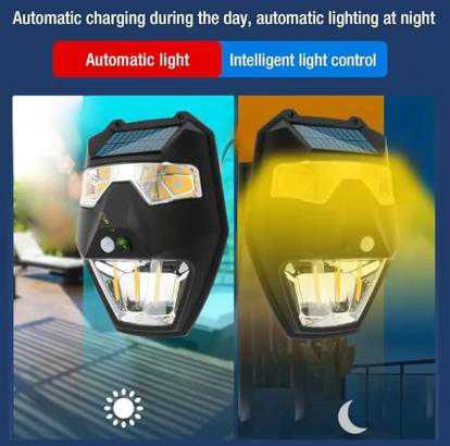 applique murale solaire de la marque Panther avec forme de visage
Détection de mouvement