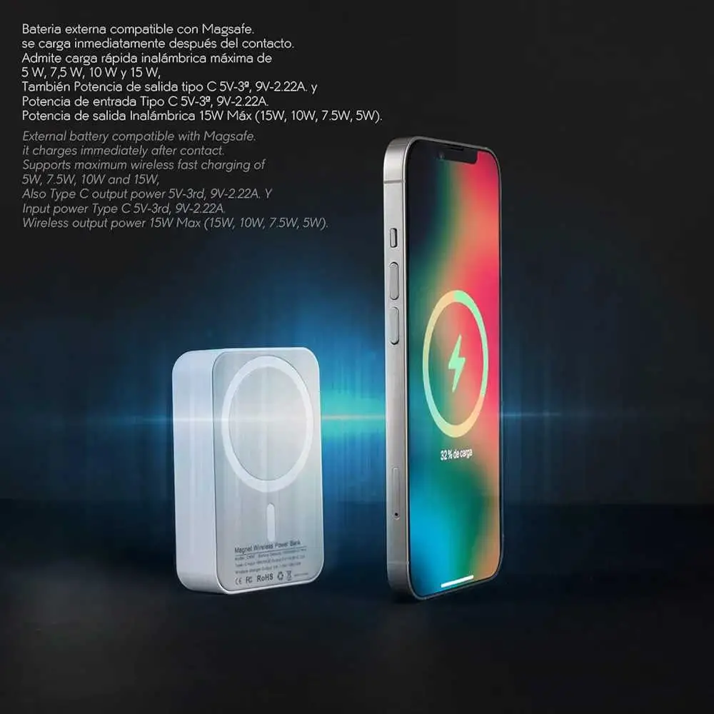 Power Bank sans fil magnétique Magsafe iphone